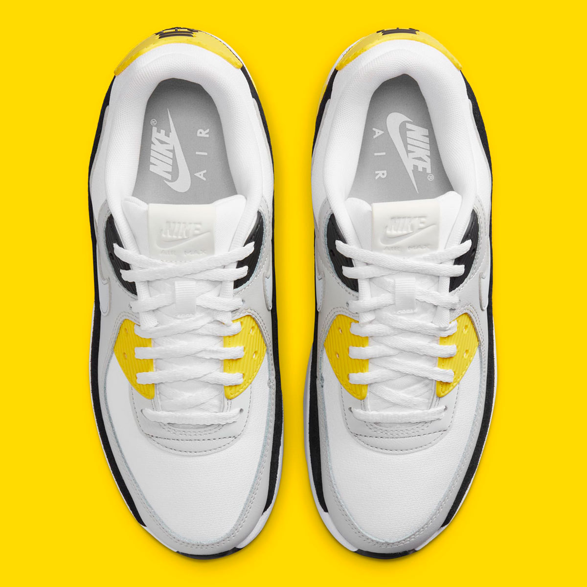 Nike Air Max 90 Lv8 Grey Black Yellow Fd4328 105 7