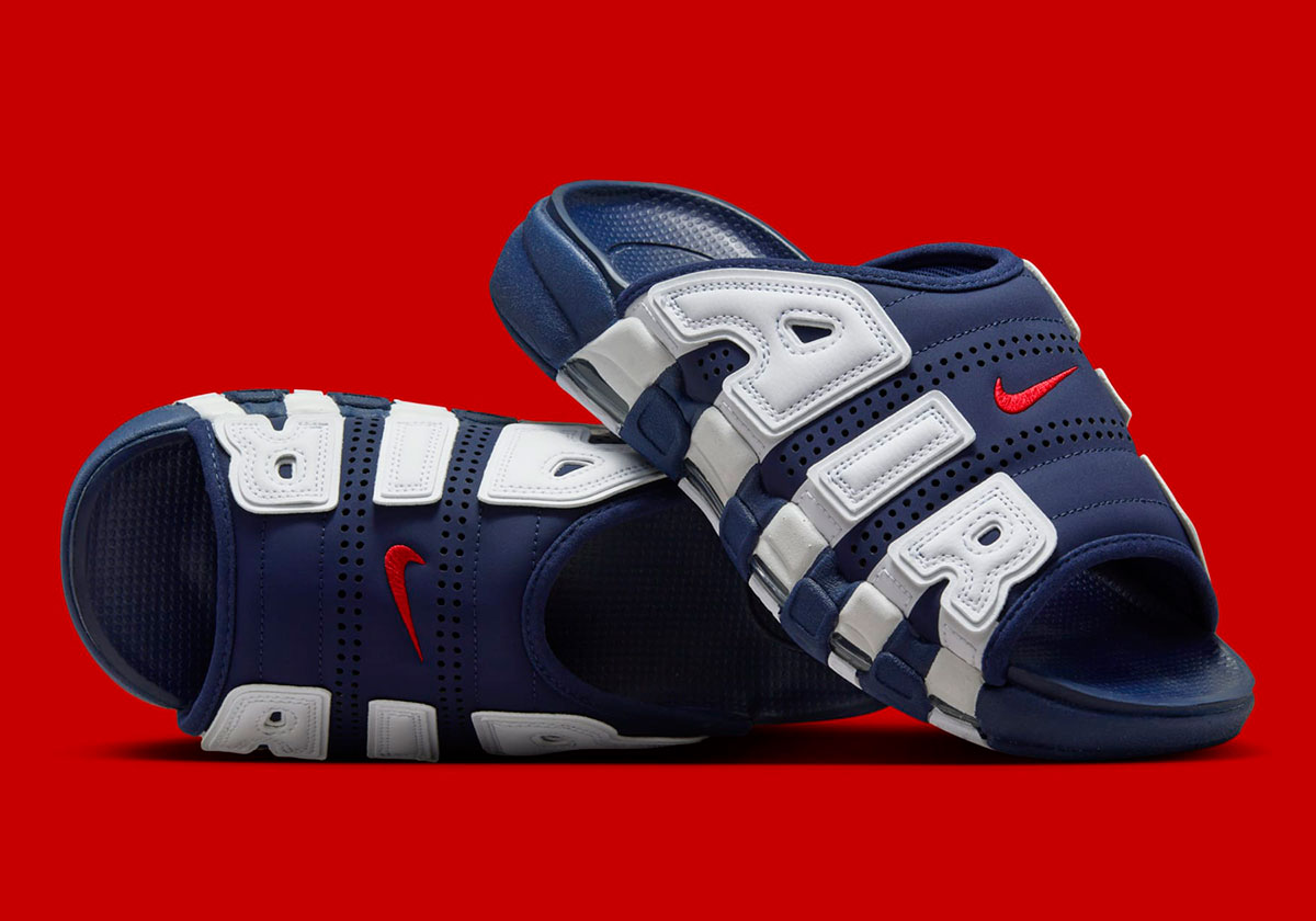 Nike Air More Uptempo Slide Olympic Fq8700 400 7