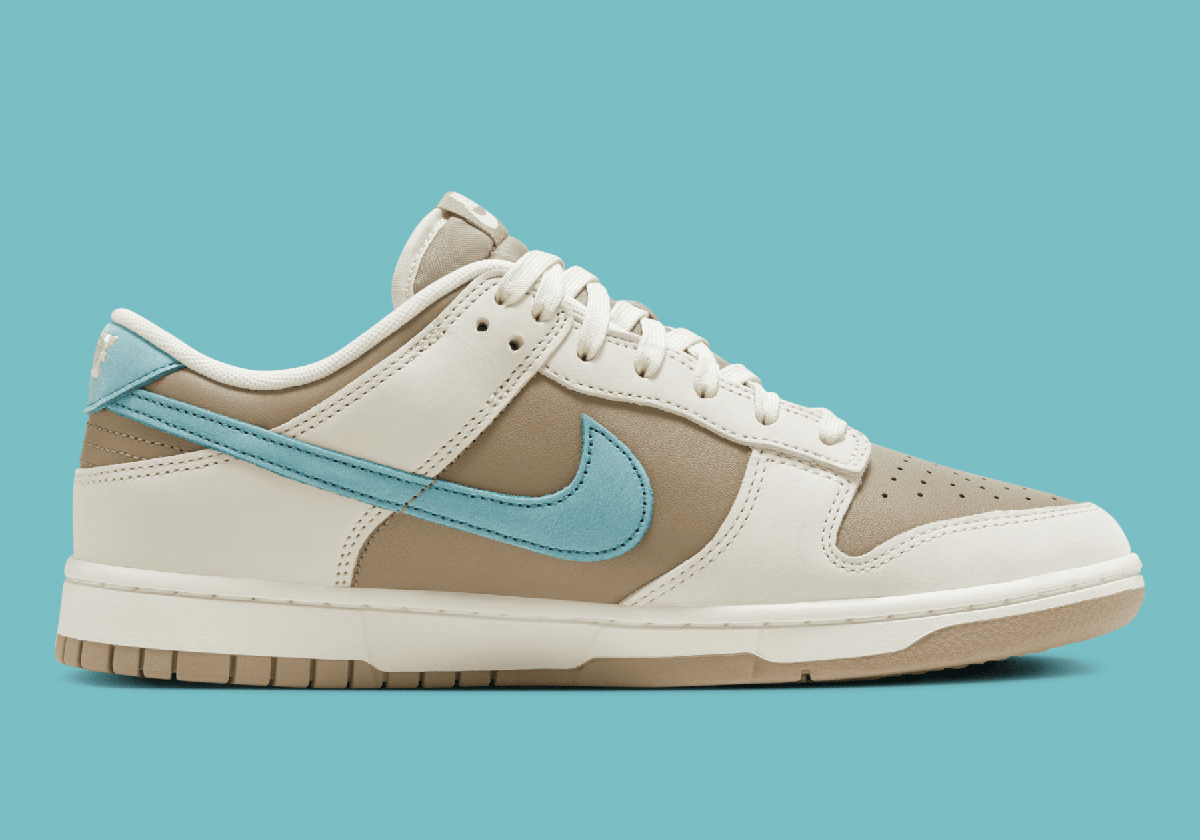 Nike Dunk Low Khaki Phantom Sail Denim Turquoise Hq1175 240 6