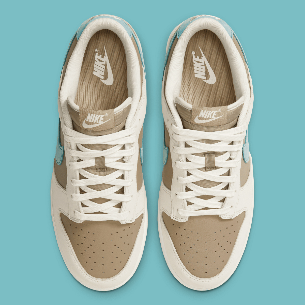 Nike Dunk Low Khaki Phantom Sail Denim Turquoise Hq1175 240 7