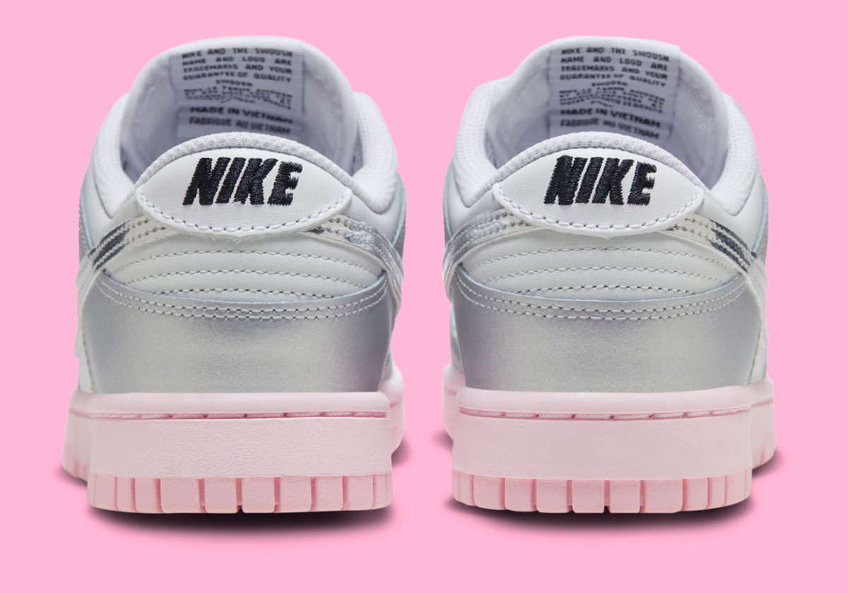 Nike Dunk Low Lx Photon Dust Metallic Silver Pink Foam Hm3698 006 4