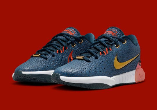 The Nike LeBron 21 “Olympic” Is Textured With Safari Prints
