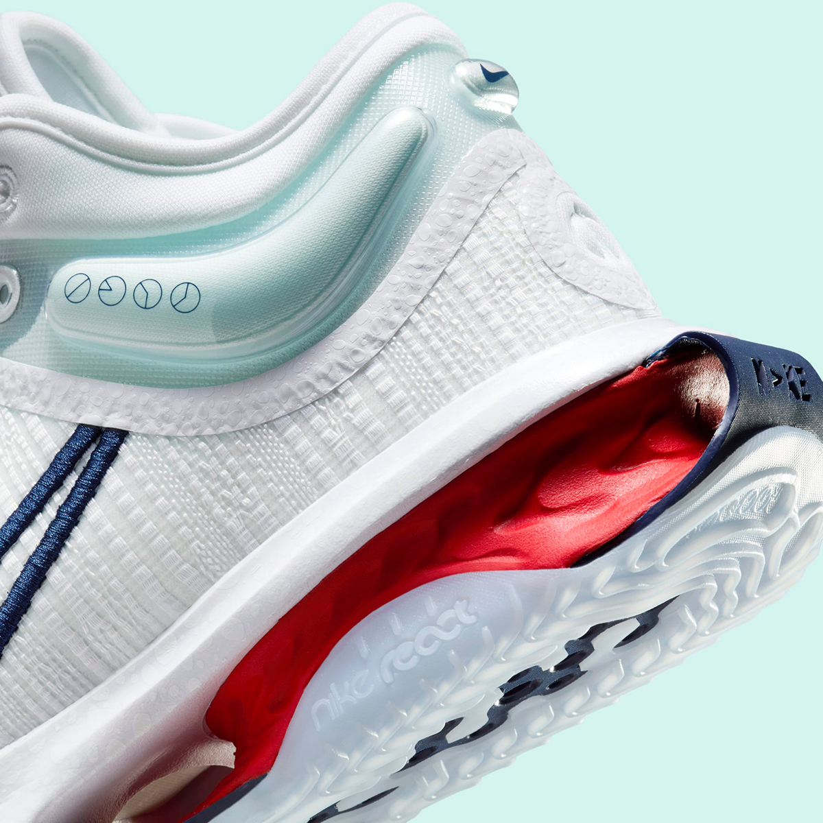 Nike Zoom Gt Jump 2 White Midnight Navy University Red Dj9431 100 3
