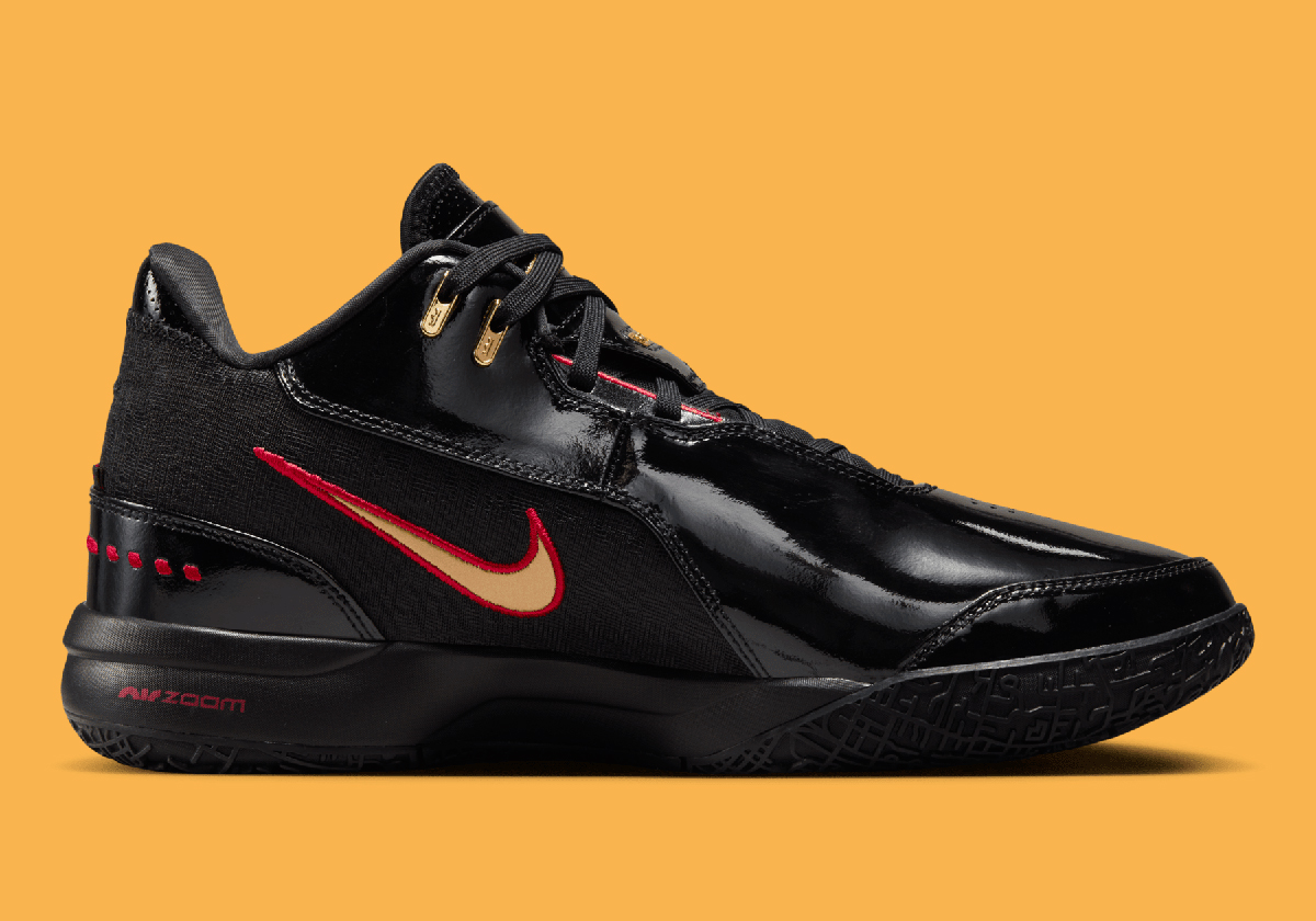 Nike Zoom Lebron Nxxt Gen Ampd Black Metallic Gold University Red Fj1566 001 4