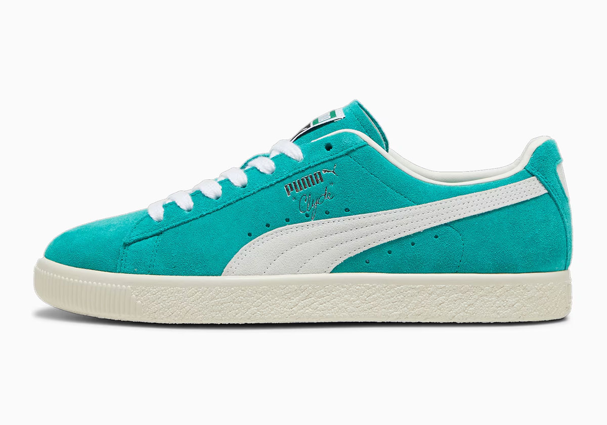Puma Clyde Og Spectra Green Frosted Ivory 391962 13 5