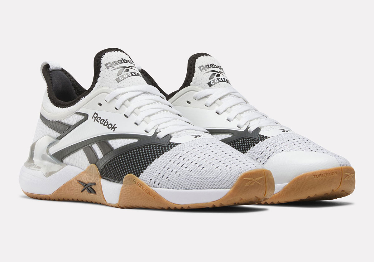 Reebok Nano Court Pickleball White Black Gum