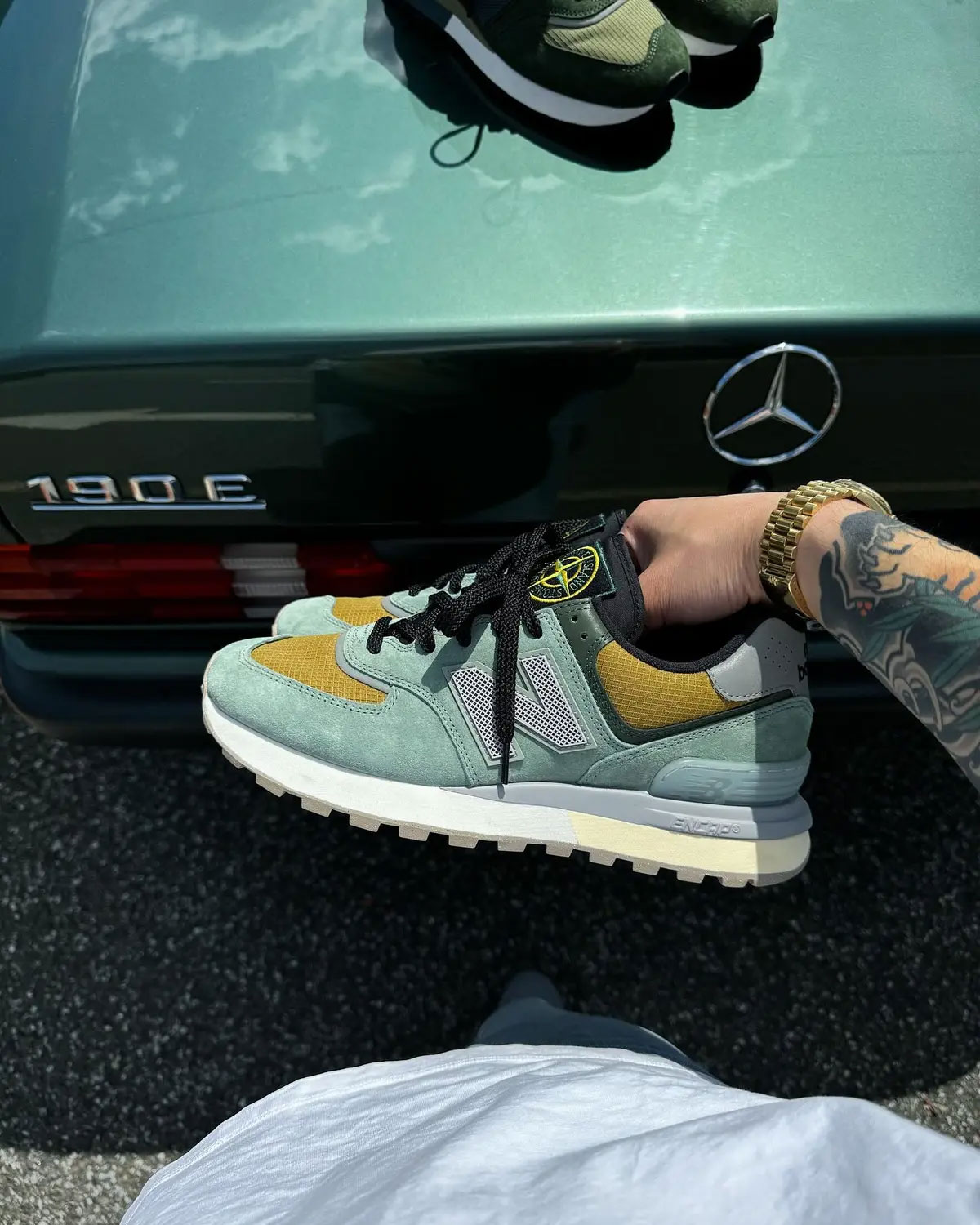 Stone Island New Balance 574 Legacy Release Date 2