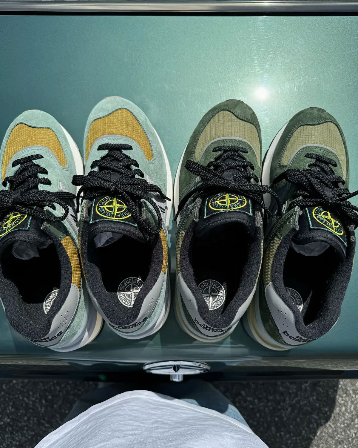 Stone Island New Balance 574 Legacy Release Date 4