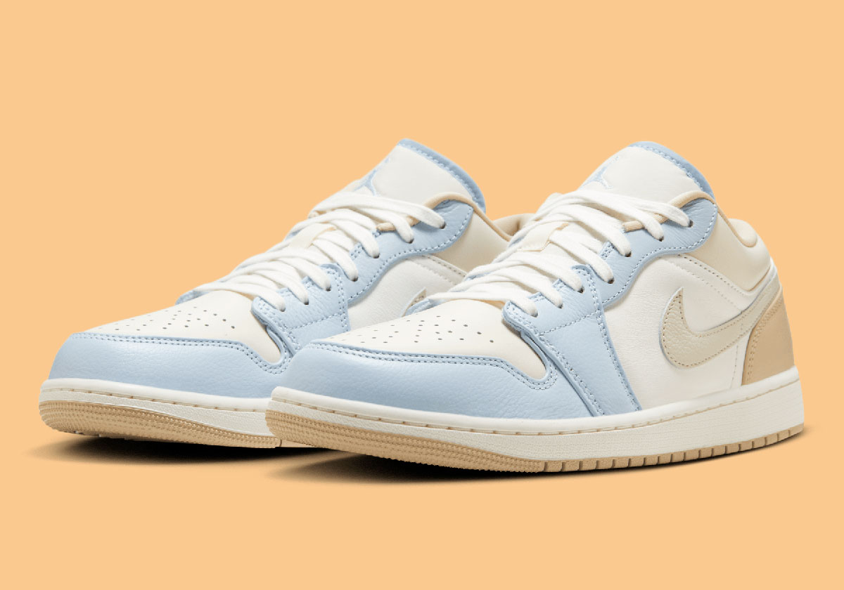 The Air Jordan 1 Low Hits The Beach In "Coconut Milk/Sesame"