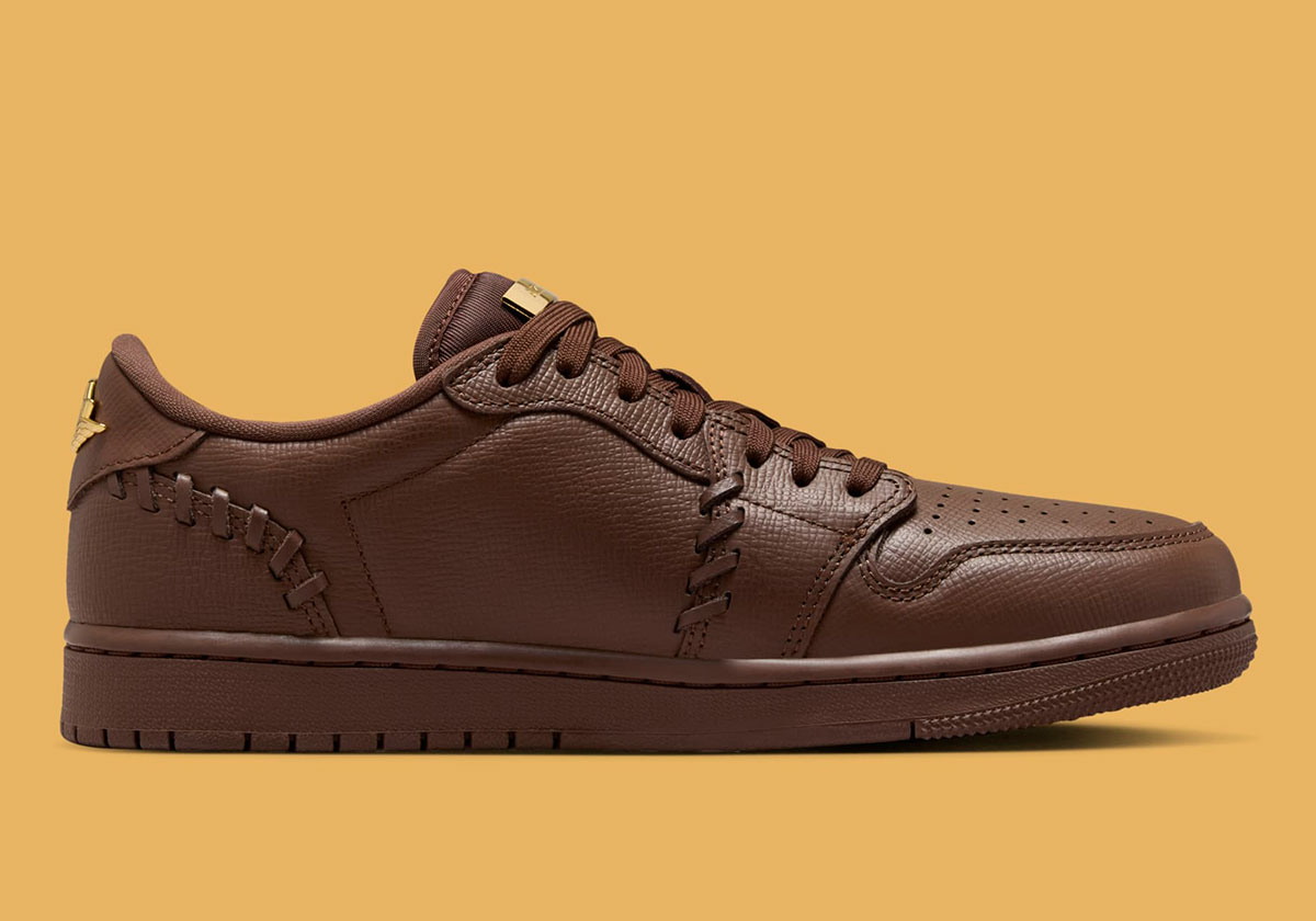 Air Jordan 1 Low Method Of Make Cacao Wow Metallic Gold Fn5032 201 6