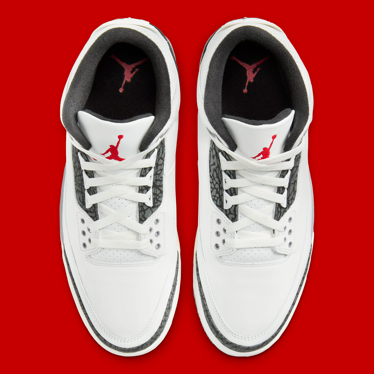 Air Jordan 3 Summit White Fire Red Cement Grey Black Ct8532 106 Release Date 5
