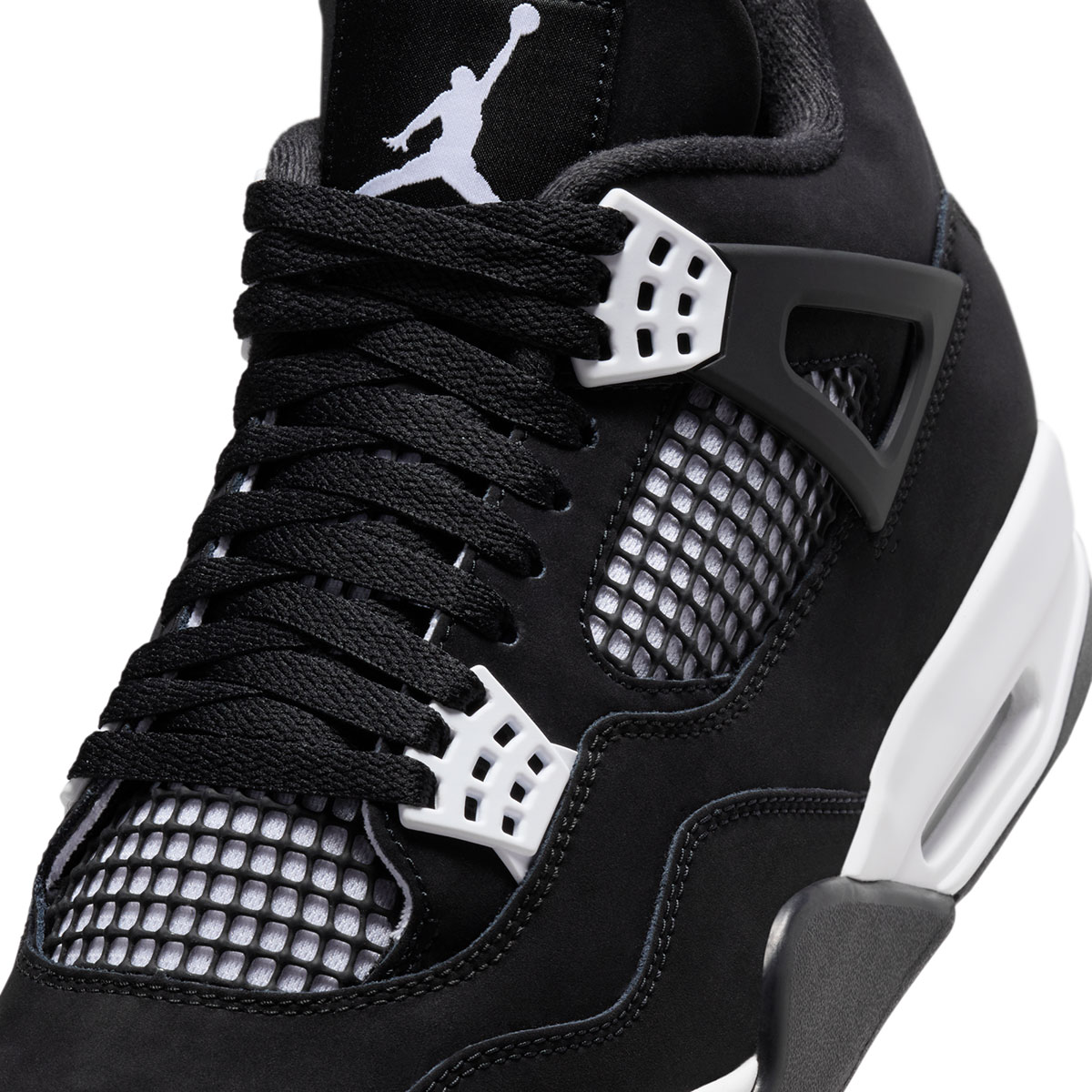 Air Jordan 4 Black White Thunder Fq8138 001 Release Date 5