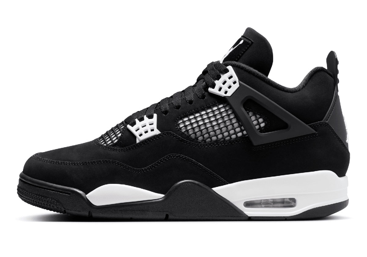 Air Jordan 4 Black White Thunder Fq8138 001 Release Date 7