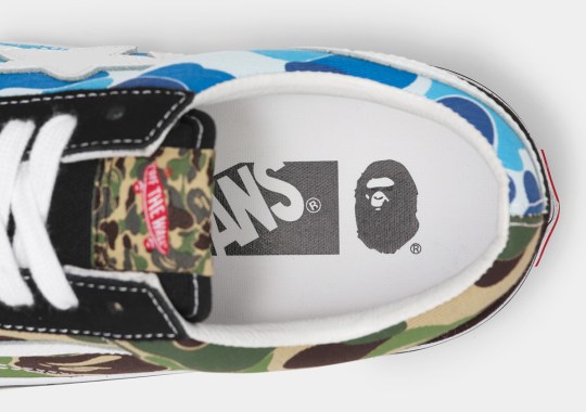 BAPE Brings Its Iconic Camo Prints To Two Vans Classics
