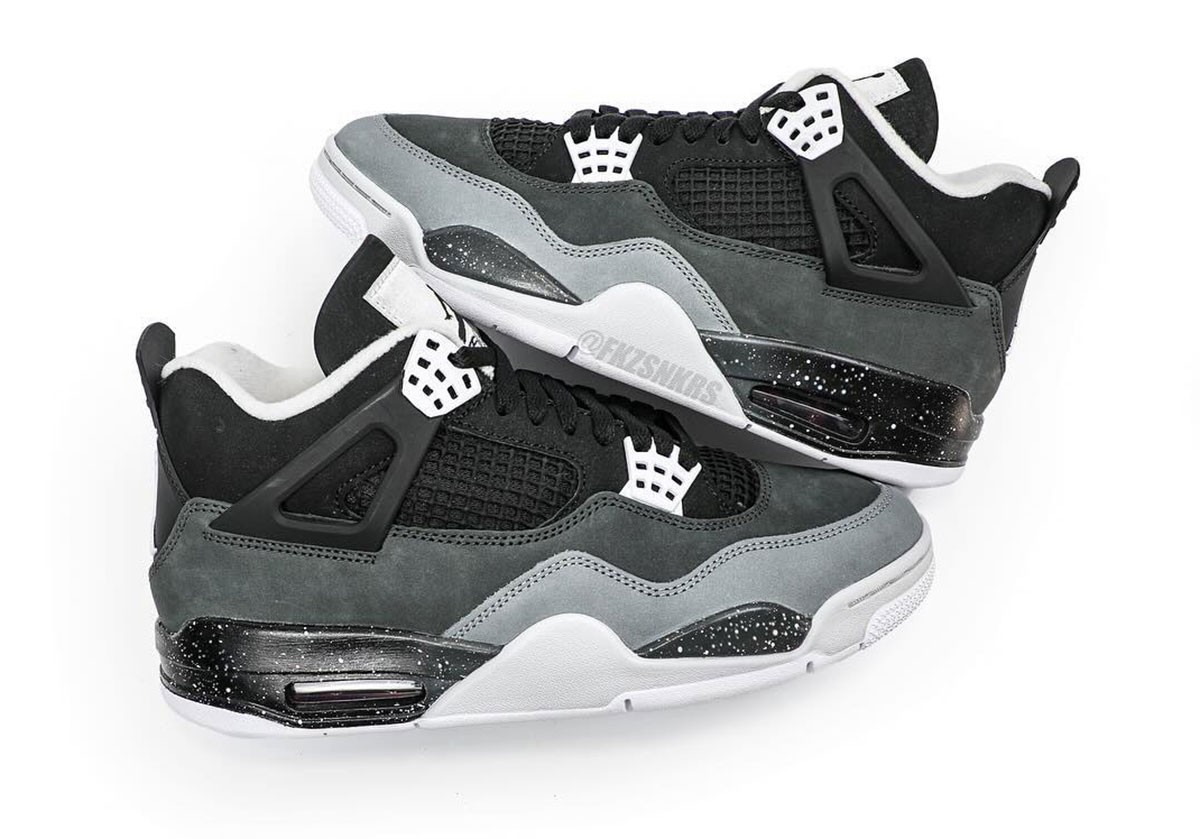 The Closest Look Yet At The Upcoming Air Jordan 4 "Fear"