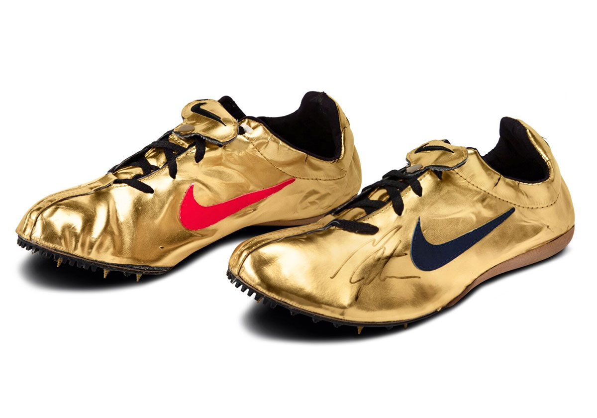 Michael Johnson Gold Nike Shoes 1996 Olympics 5