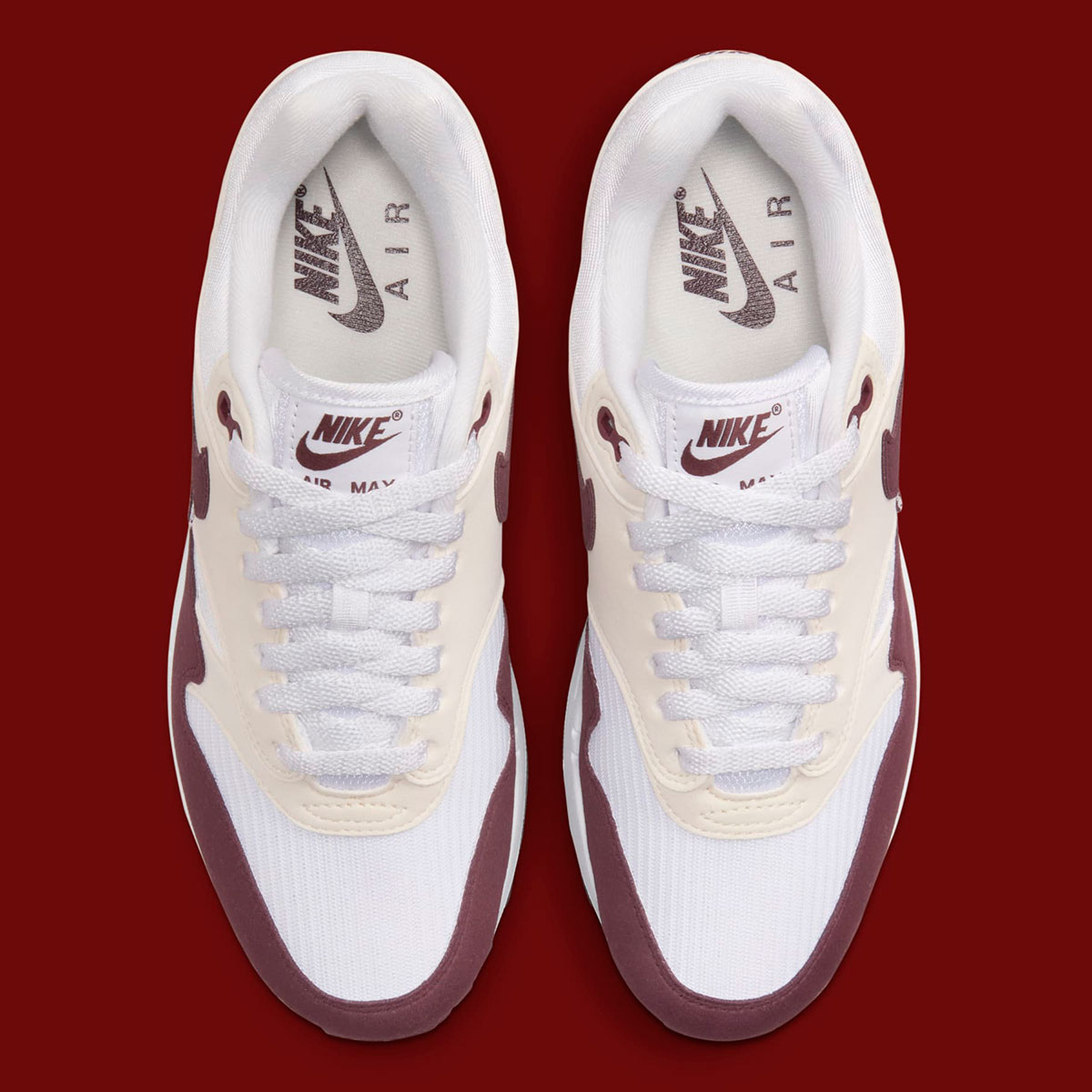Nike Air Max 1 White Night Maroon Phantom Black Dz2628 114 7