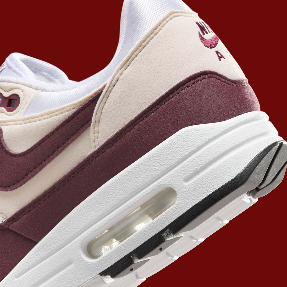 Nike Air Max 1 White Night Maroon Phantom Black Dz2628 114 8