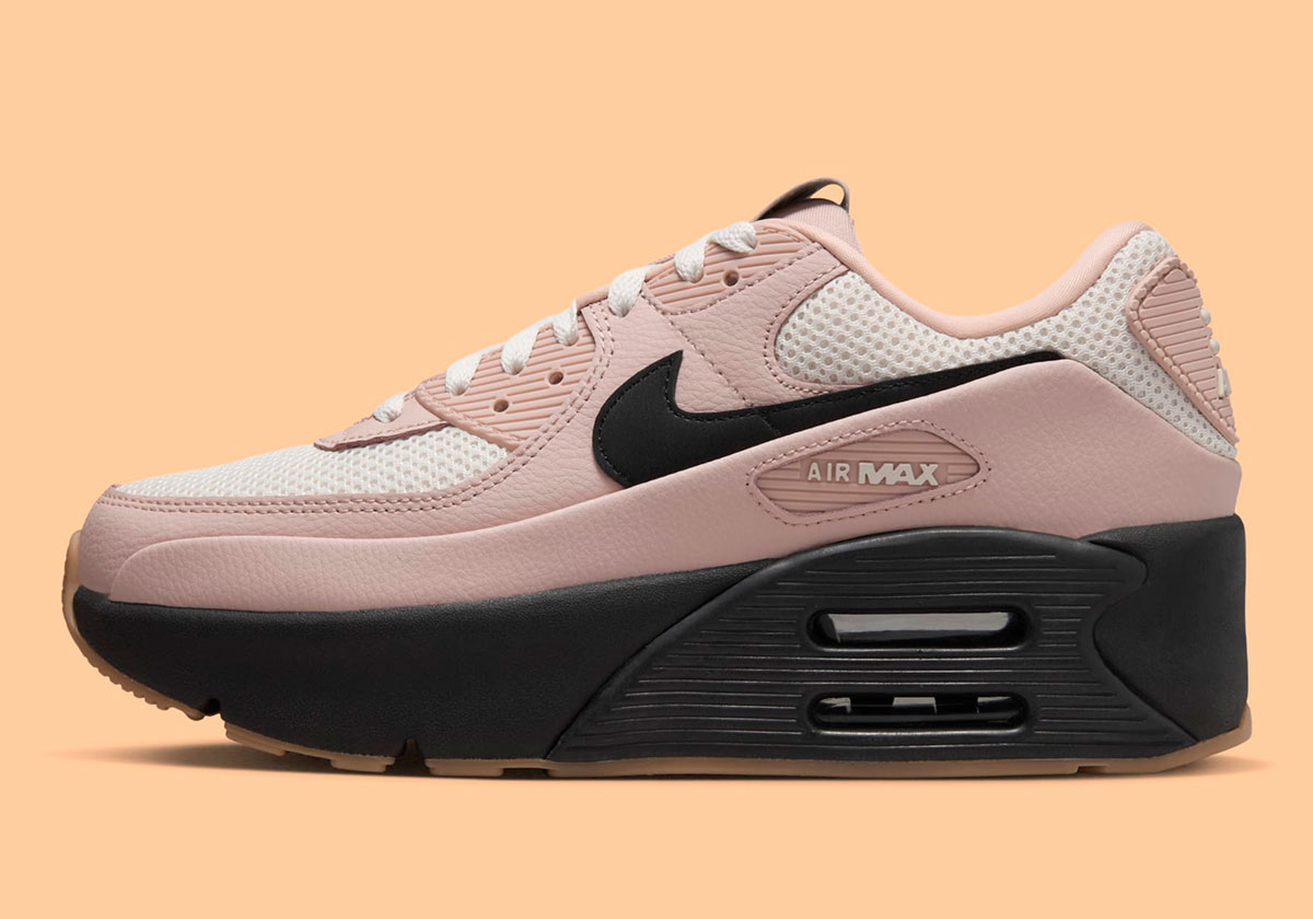 Nike Air Max 90 Lv8 Pink Oxford Guava Ice Black Gum Medium Brown Hj7239 699 3