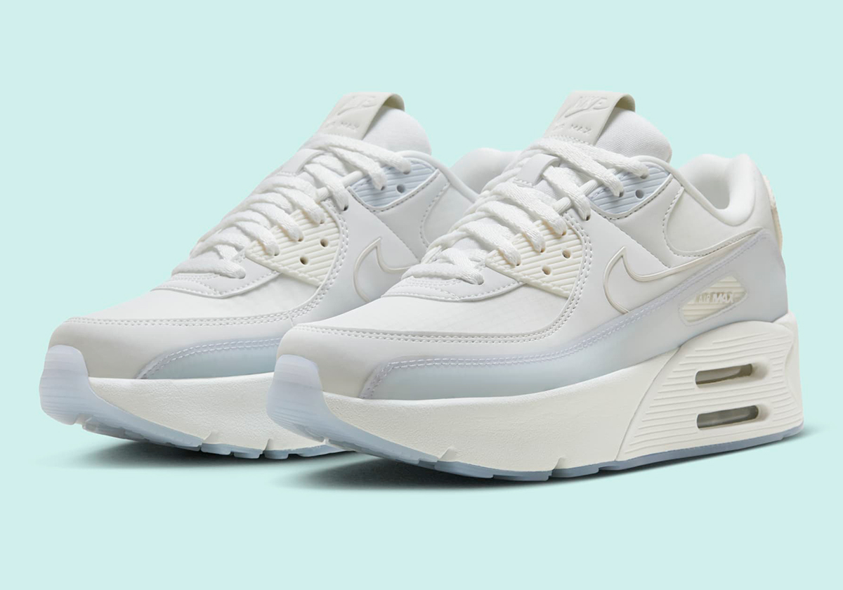 Sub-Zero Temps Hit The Nike Air Max 90 LV8 "Glacier Blue"
