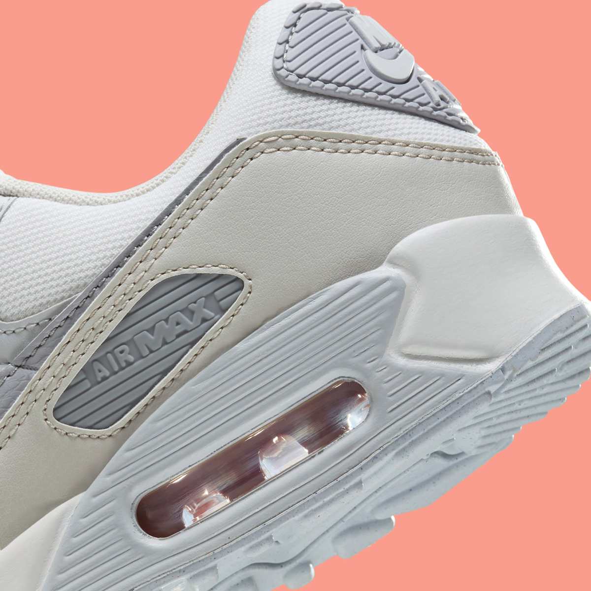 Nike Air Max 90 Womens Light Bone Light Violet Dh8010 107 2