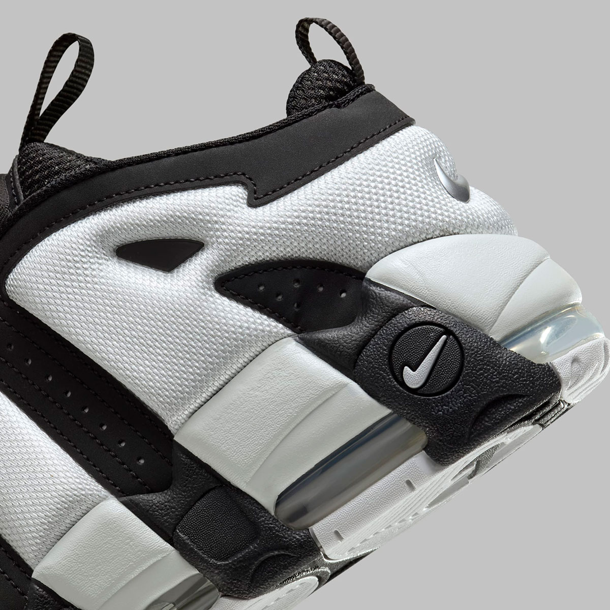 Nike Air More Uptempo Low Black White Fz3055 001 3