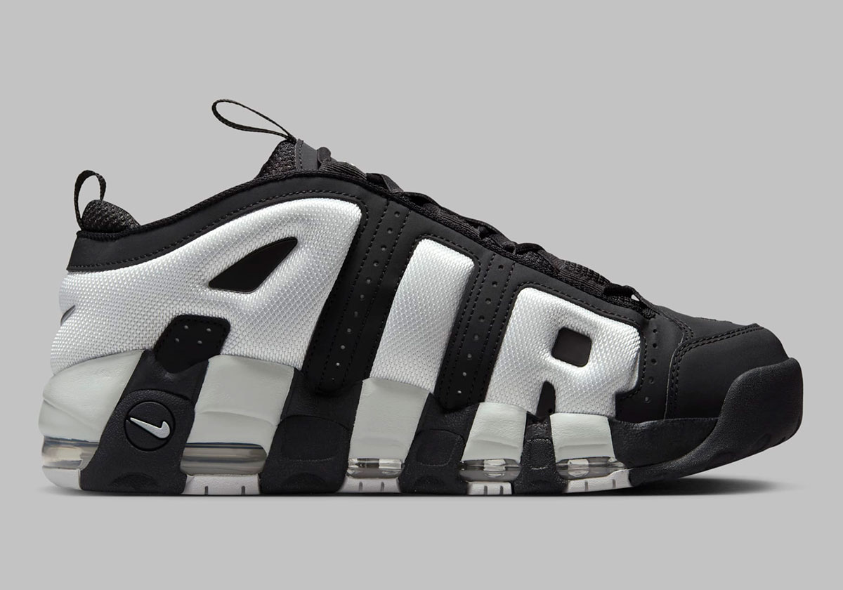 Nike Air More Uptempo Low Black White Fz3055 001 8