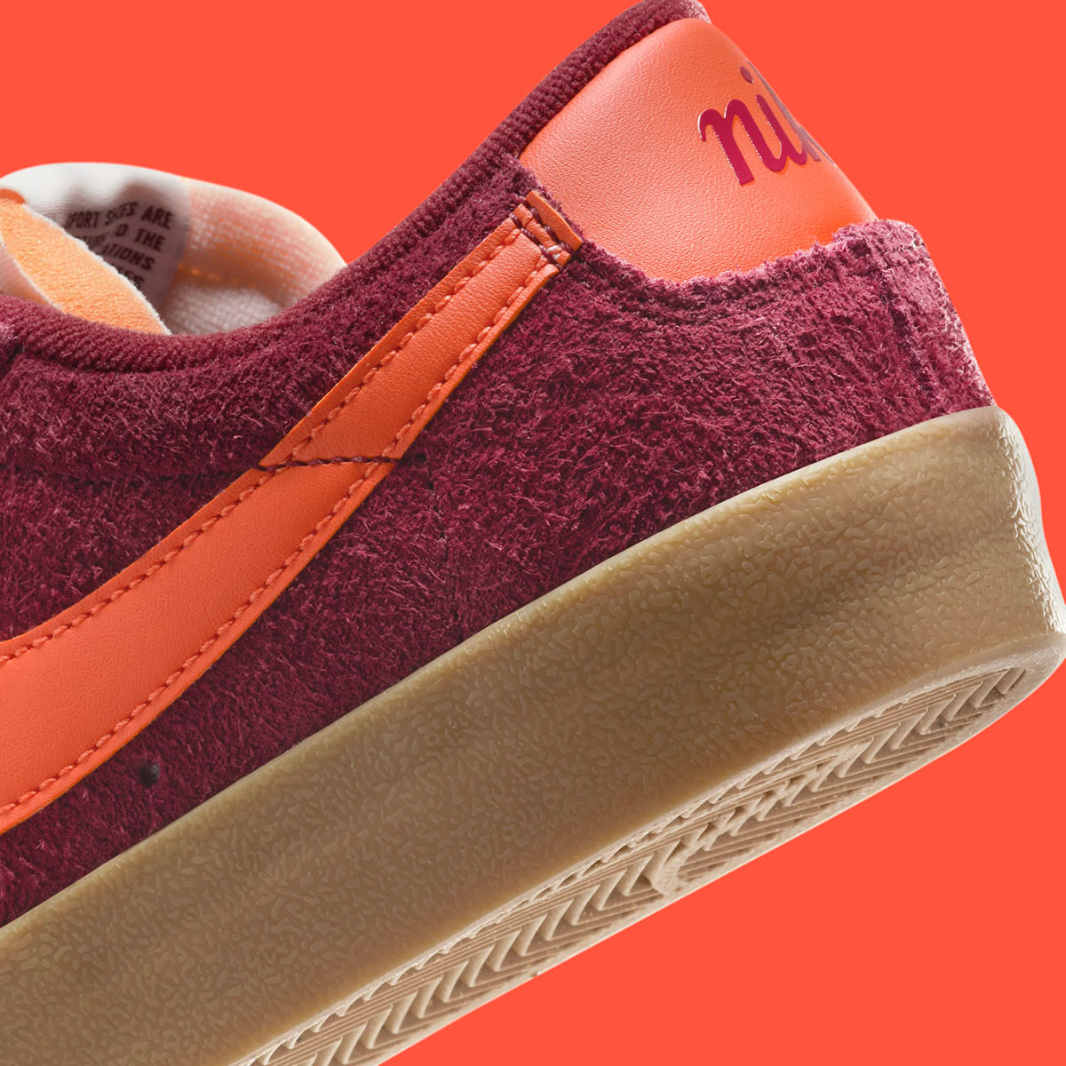 Nike Blazer Low 77 Red Crimson Fq8060 600 2