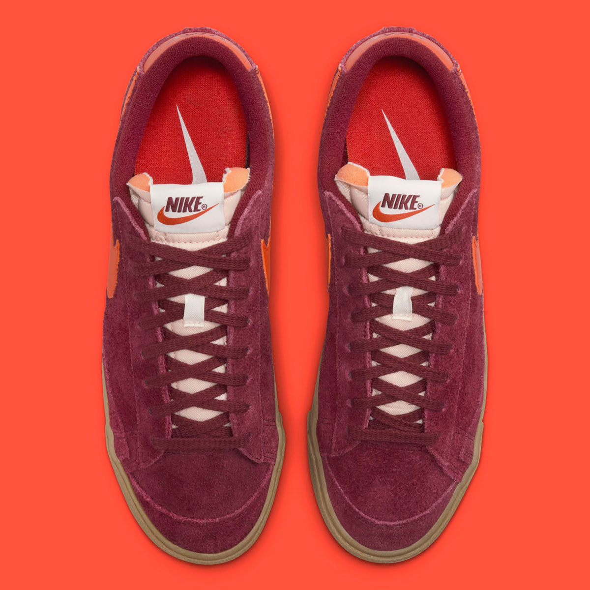 Nike Blazer Low 77 Red Crimson Fq8060 600 3