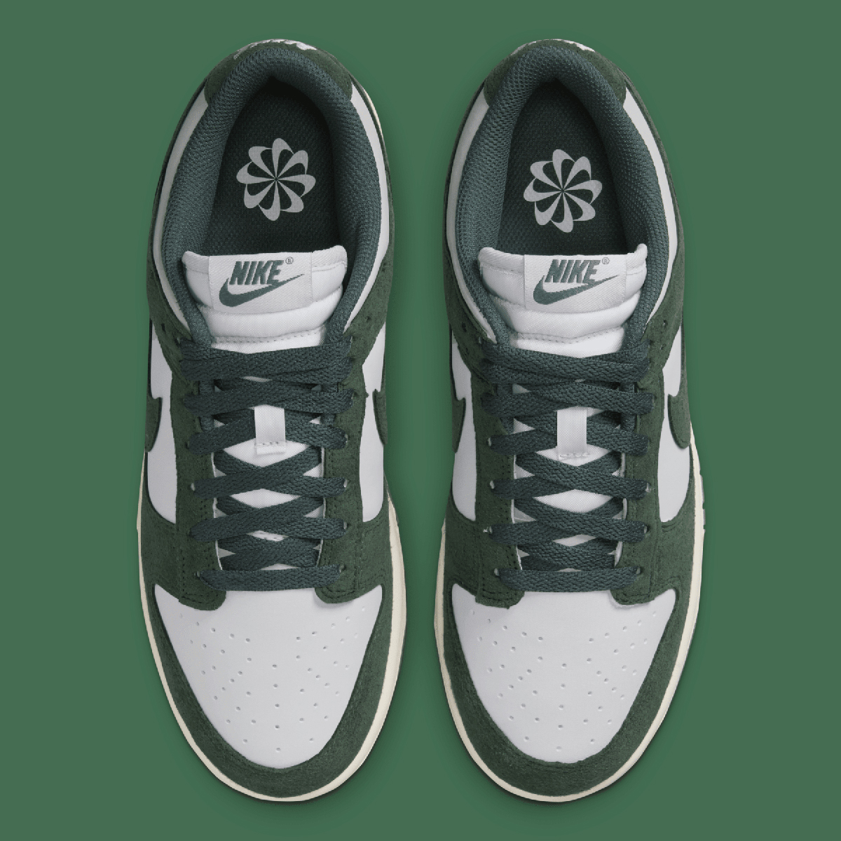 Nike Dunk Low Next Nature Green Suede Hj7673 002 4