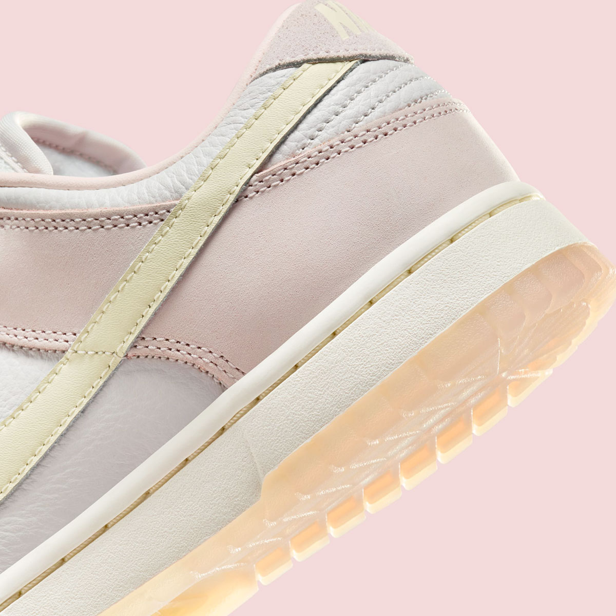 Nike Dunk Low Womens Pink Ribbon Laces Fb7910 601 1