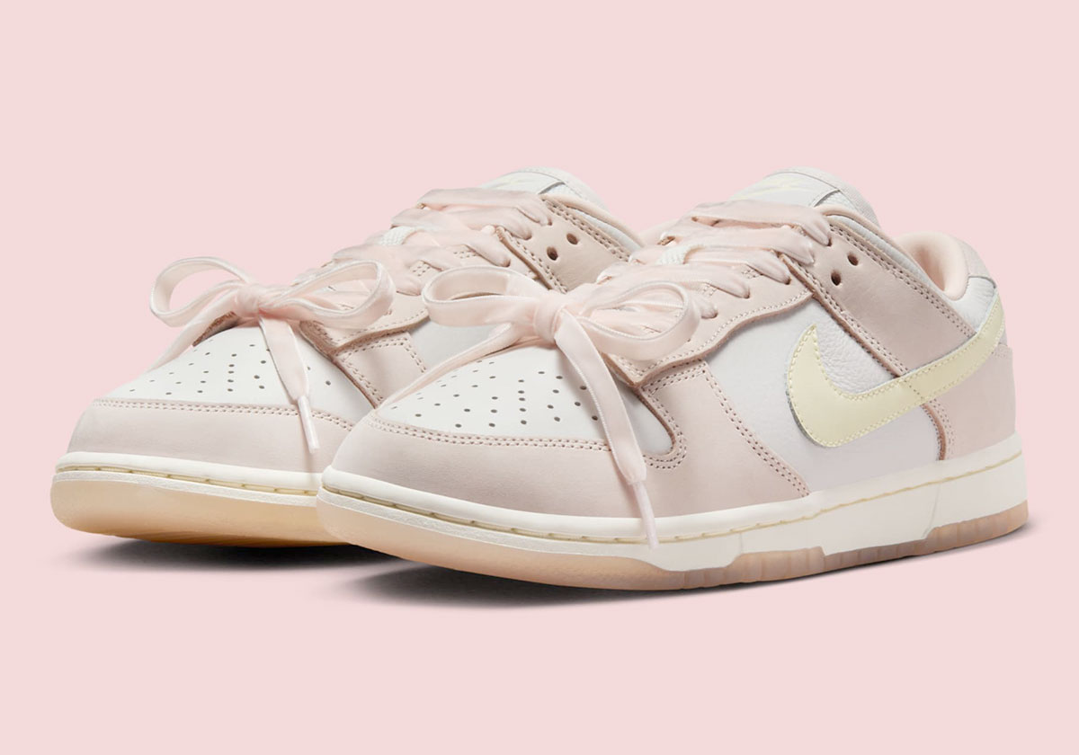 Nike Dunk Low Womens Pink Ribbon Laces Fb7910 601 6