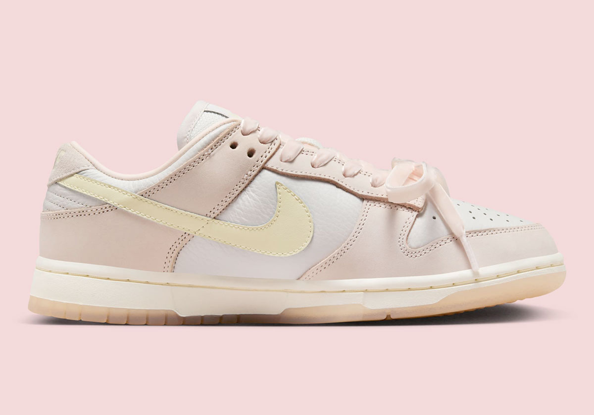 Nike Dunk Low Womens Pink Ribbon Laces Fb7910 601 7