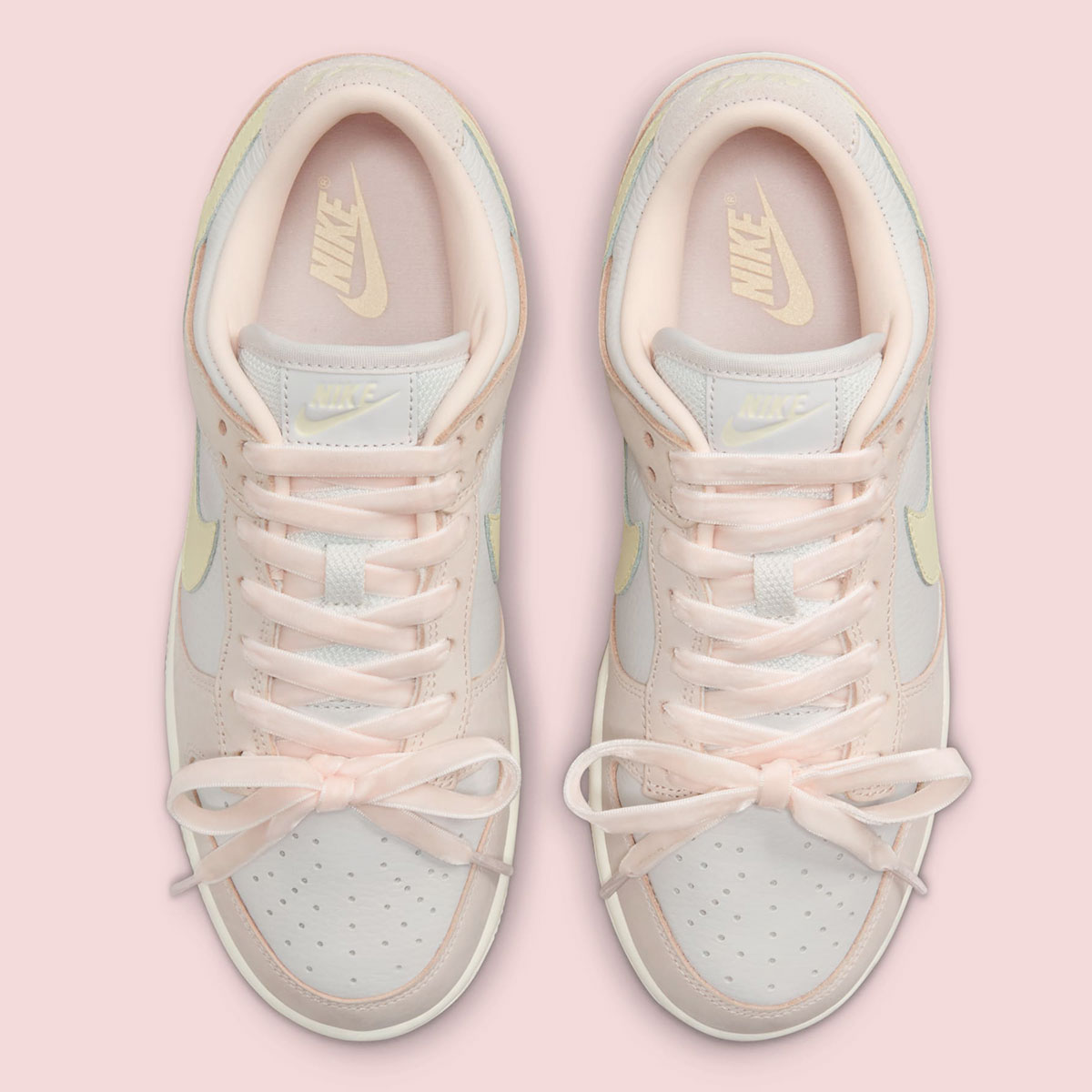 Nike Dunk Low Womens Pink Ribbon Laces Fb7910 601 8