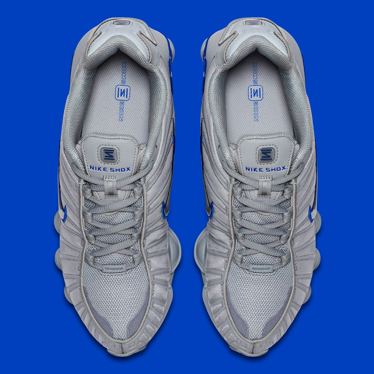 Nike Shox Tl Wolf Grey Metallic Silver Racer Blue Cn0151 001 2