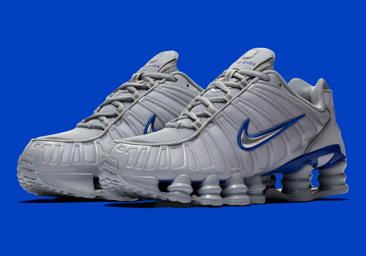 The Nike Shox TL Returns In A Previous Wolf Grey And Racer Blue Look