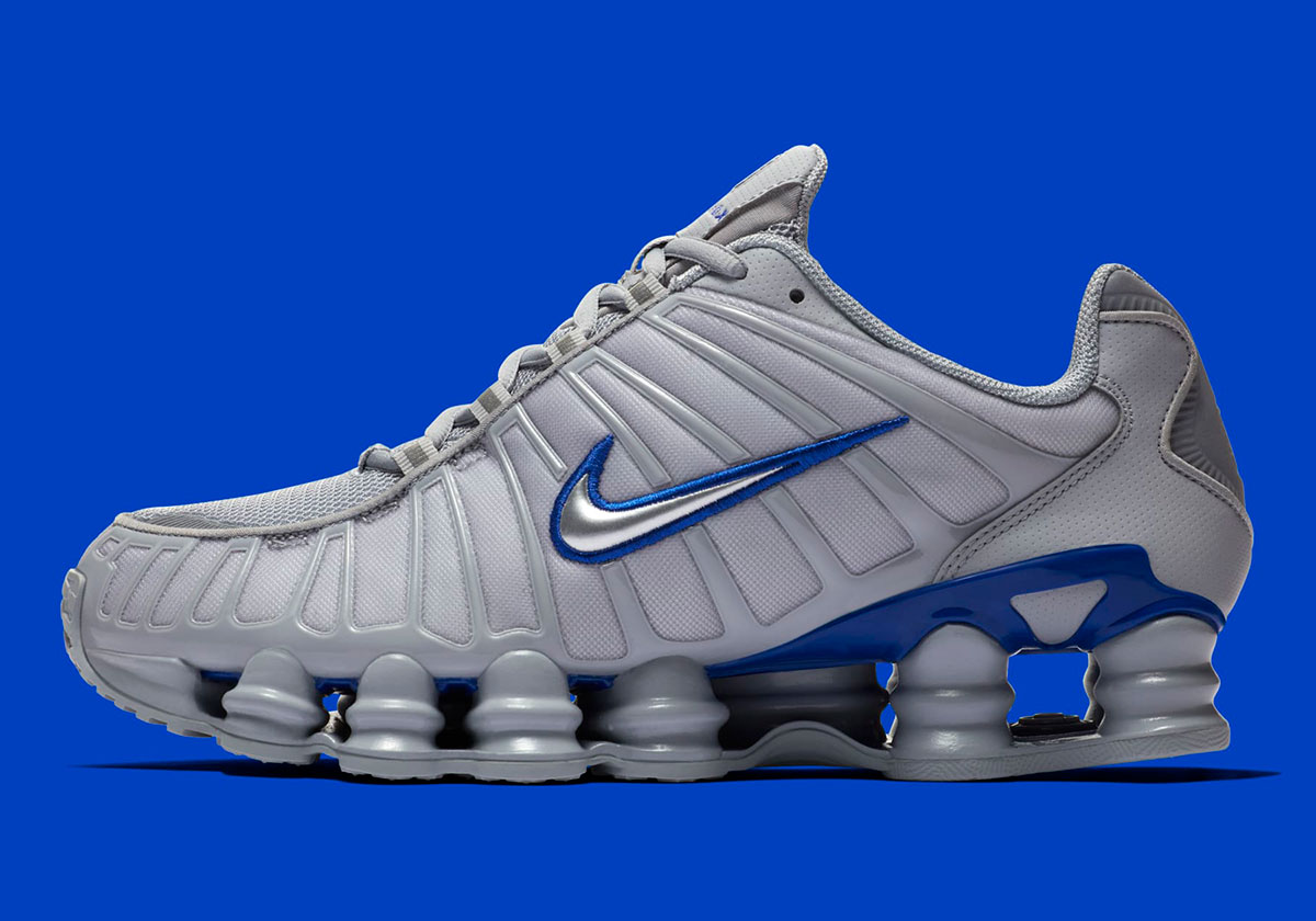 Nike Shox Tl Wolf Grey Metallic Silver Racer Blue Cn0151 001 5