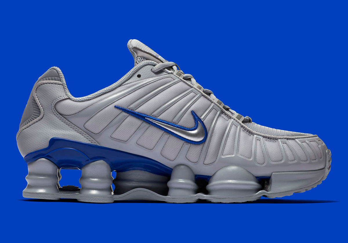 Nike Shox Tl Wolf Grey Metallic Silver Racer Blue Cn0151 001 6