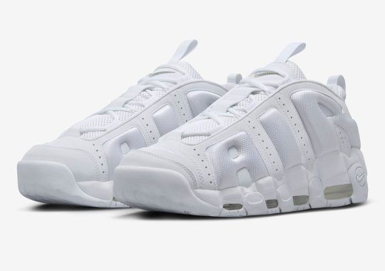 AVAILABLE NOW: Nike Air More Uptempo Low “White”