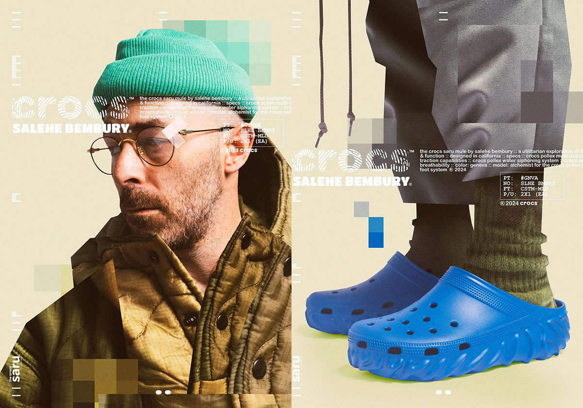 The Alchemist Debuts Salehe Bembury’s Crocs Saru Mule In Two New Colorways