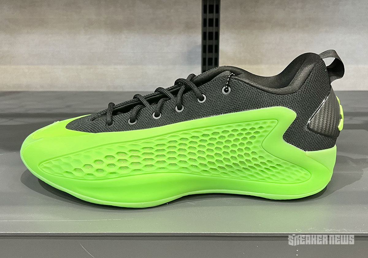 The adidas Anthony Edwards 1 Low “Lucid Lime” Drops September 21st
