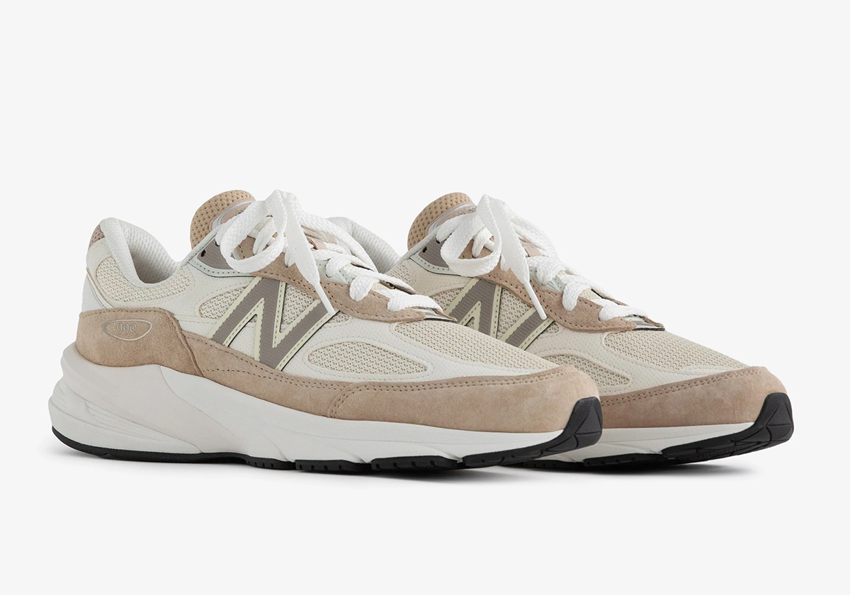 Aime Leon Dore New Balance 990v6 Tan White 1