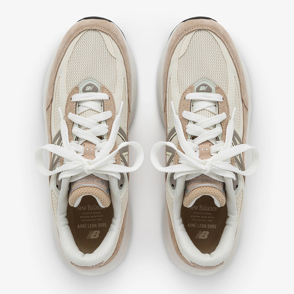 Aime Leon Dore New Balance 990v6 Tan White 2