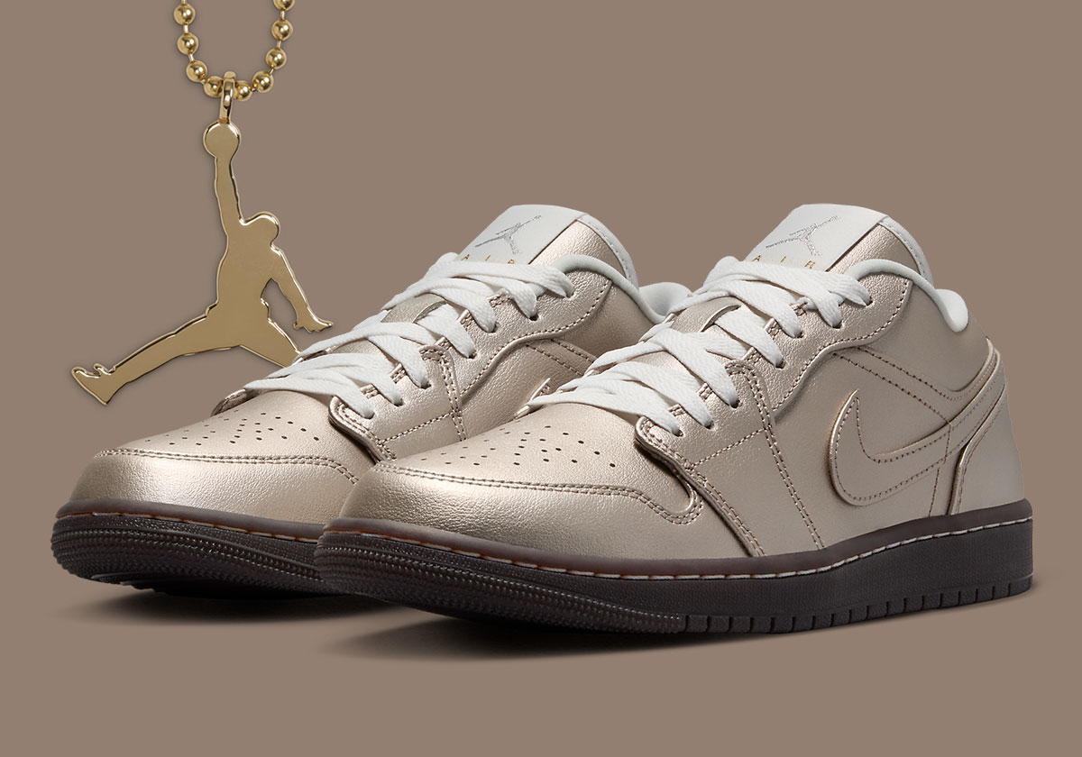 This Air Jordan 1 Low Goes Full "Metallic Zinc"