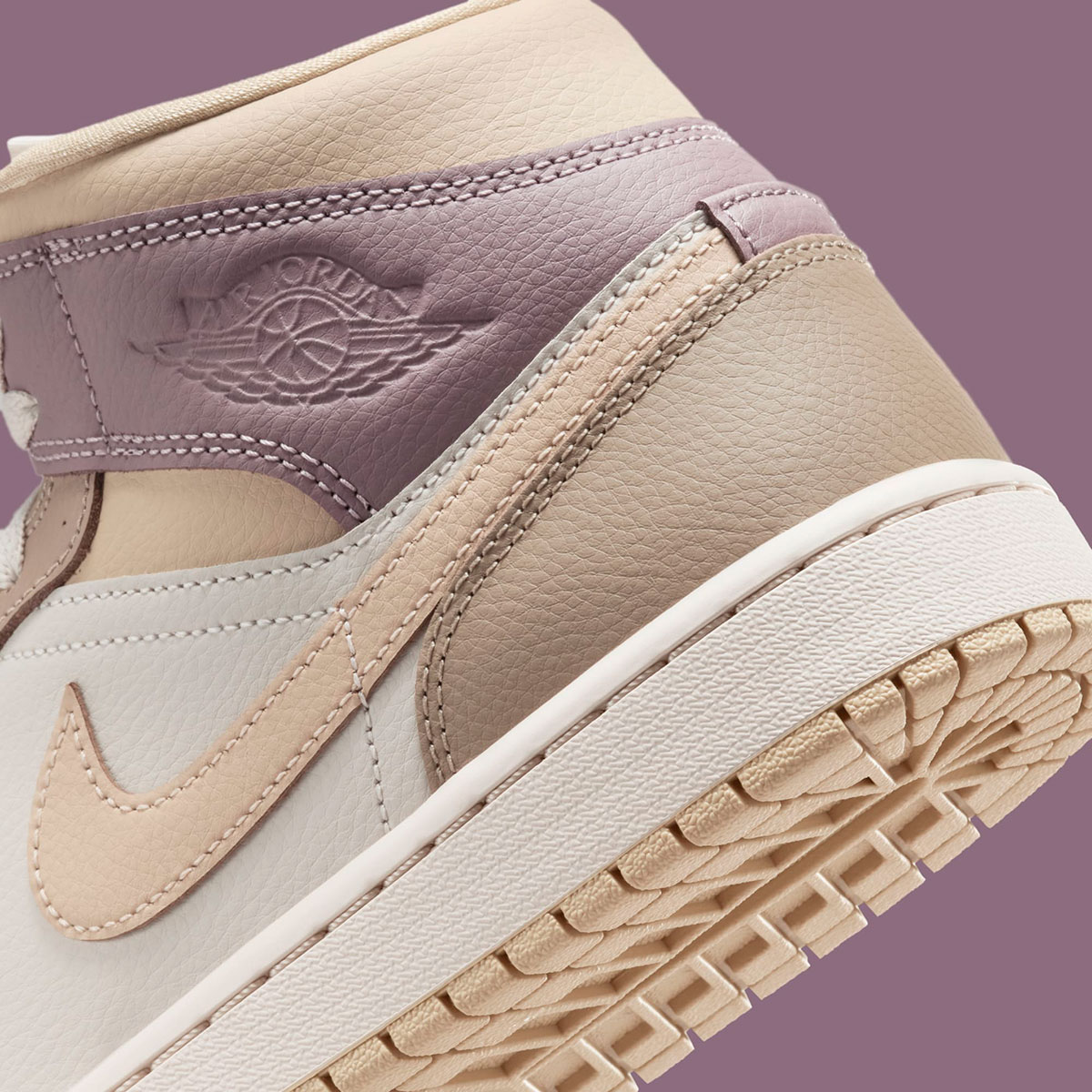Air Jordan 1 Mid Coconut Milk Violet Ore 4