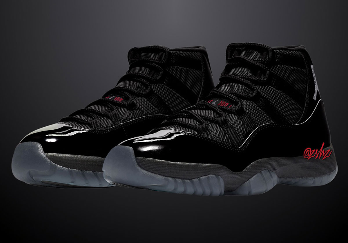 CANCELED: Air Jordan 11 In Black/Red/Grey For 2025