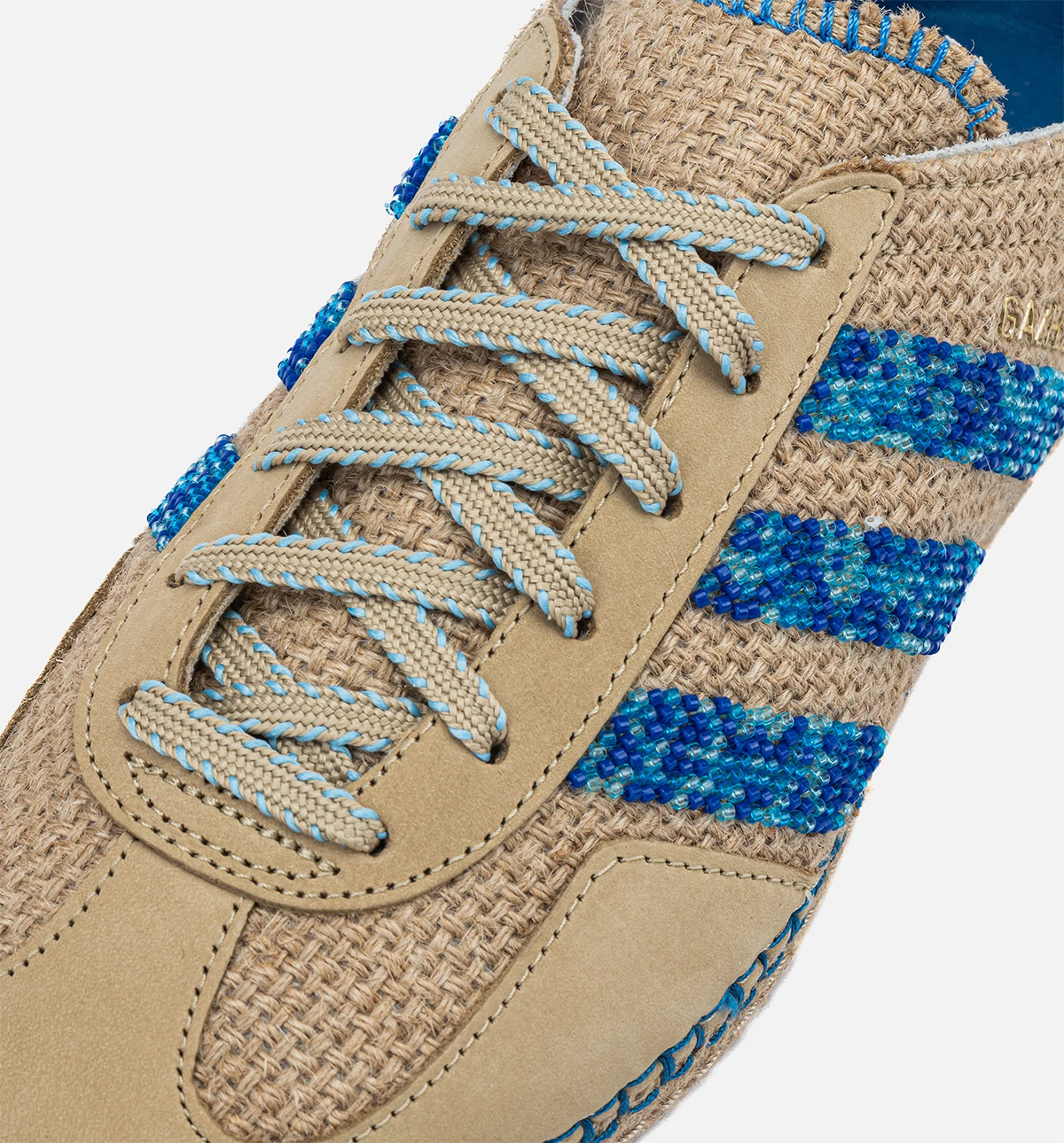 Clot Adidas Gazelle Linen Khaki Light Blue Blue Bird Ih3641 3