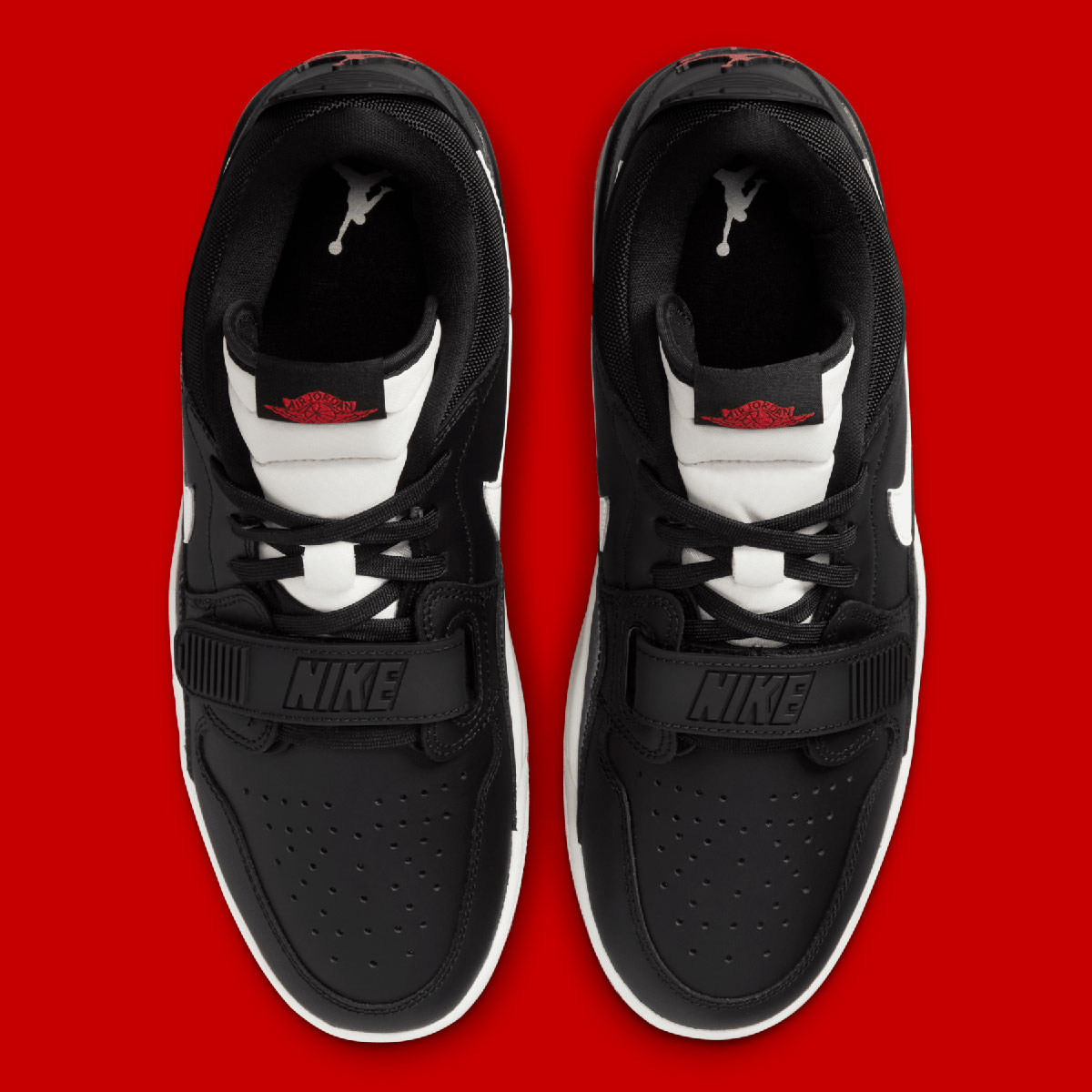 Jordan Legacy 312 Low Black University Red Sail Hj9029 010 2