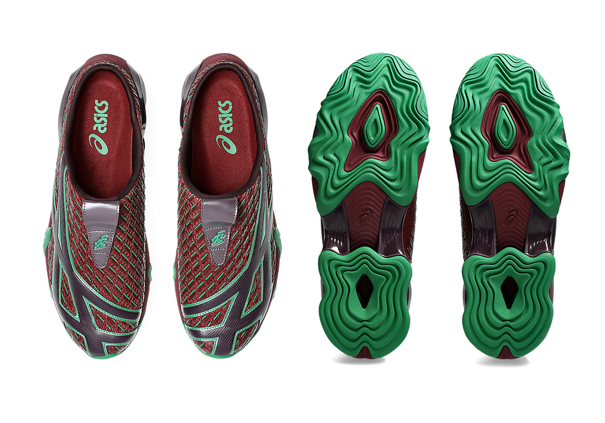 Kiko Kostadinov Asics Novalis Gel Styrax Red Green 1203a500 600 3