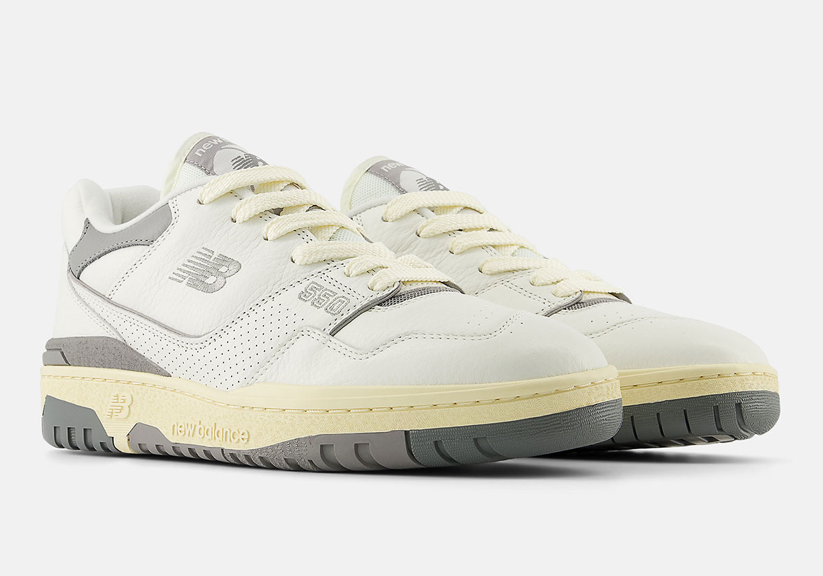 New Balance 550 Mini Logo Grey Bb550ptc 2